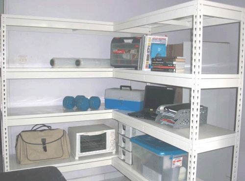 Boltless Rack SG, Storeroom Rack, Storage Rack, Shelving Bed Rack Lshape-racking Lshape / Ushape Shelving  