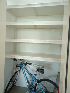 metal rack for bicycle storage