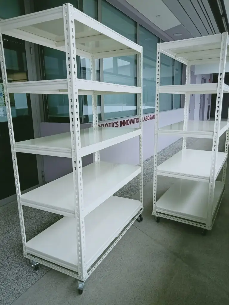 Boltless Rack SG, Storeroom Rack, Storage Rack, Shelving Bed Rack Boltless-metal-racks-with-wheels-768x1024 Industrial Storage Racks  
