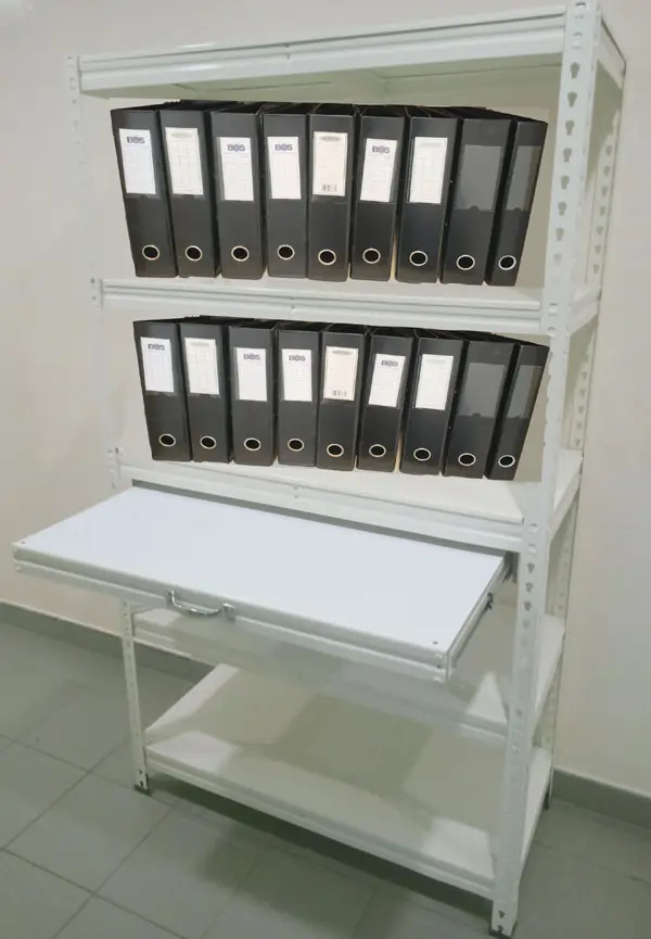 Boltless Rack SG, Storeroom Rack, Storage Rack, Shelving Bed Rack filing-rack-with-table-1 Office Racks  
