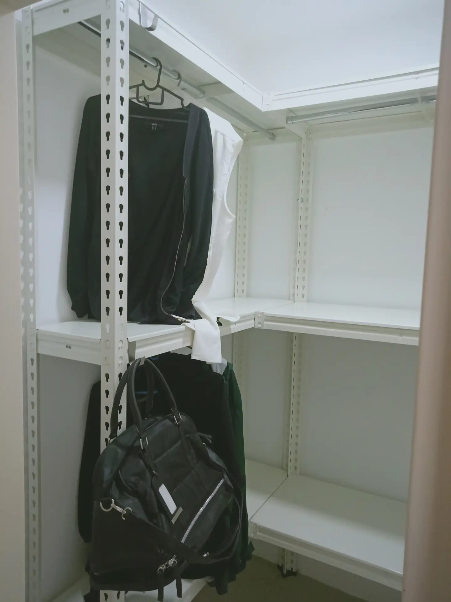 Boltless Rack SG, Storeroom Rack, Storage Rack, Shelving Bed Rack lshape-shelf-with-panel-hooks We build Shelving innovately  