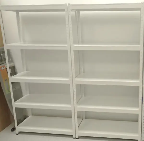 white color (2-1 Rack) Boltless Rack SG, Storeroom Rack, Storage Rack, Shelving Bed Rack white-color-2-1-Rack 2-1 Multi-Purpose Boltless Metal Rack