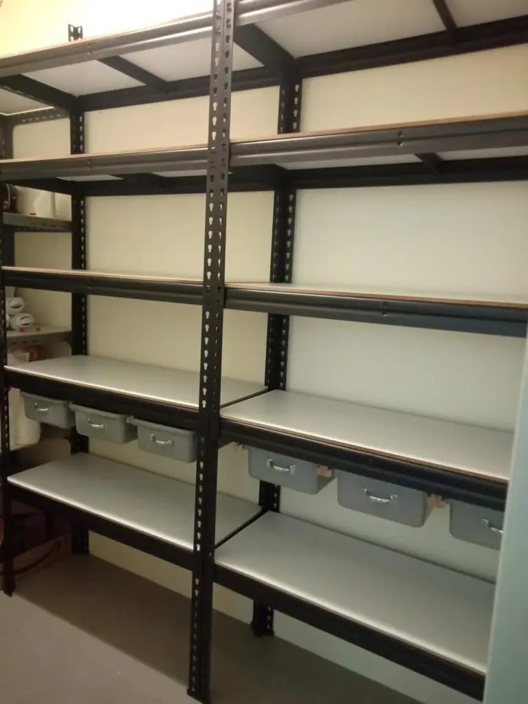 Boltless Rack SG, Storeroom Rack, Storage Rack, Shelving Bed Rack black-shelves-with-drawers-768x1024 Boltless Racks with accessories  