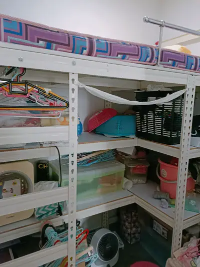 Boltless Rack SG, Storeroom Rack, Storage Rack, Shelving Bed Rack maid-storage-bed-rack Storage Bed Rack for bombshelter  