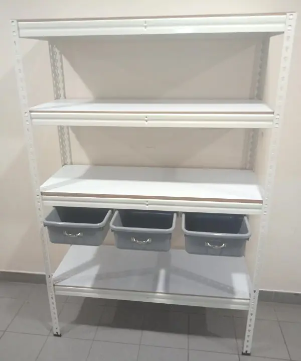 Boltless Rack SG, Storeroom Rack, Storage Rack, Shelving Bed Rack Single-Shelf-with-drawers-front Shelving with drawers  
