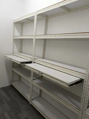 Boltless Rack SG, Storeroom Rack, Storage Rack, Shelving Bed Rack documents-racks-with-pull-out-table Office files Shelving - With Pull out table  