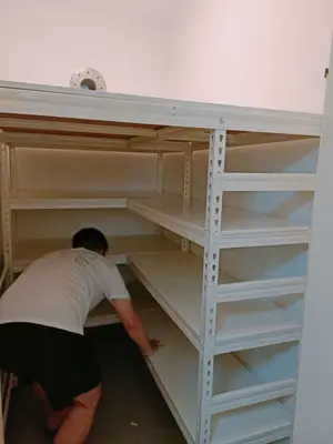 Boltless Rack SG, Storeroom Rack, Storage Rack, Shelving Bed Rack helper-bed-with-shelf Helper Storage bed rack  