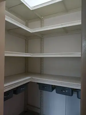 Boltless Rack SG, Storeroom Rack, Storage Rack, Shelving Bed Rack lshape-metal-racks-with-drawers Shelving with drawers  