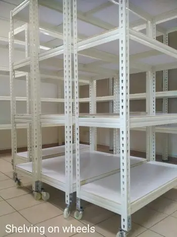 Boltless Rack SG, Storeroom Rack, Storage Rack, Shelving Bed Rack shelving-on-wheels1 Add-On Shelf Accessories  