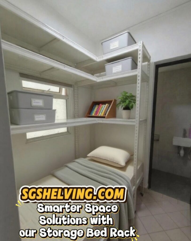 Boltless Rack SG, Storeroom Rack, Storage Rack, Shelving Bed Rack Better-space-solutions-with-Storage-Bed-Rack-1-812x1024 Boltless Rack Singapore