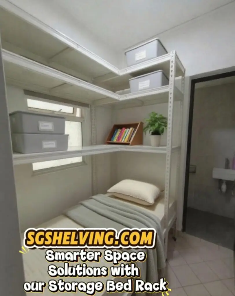 Boltless Rack SG, Storeroom Rack, Storage Rack, Shelving Bed Rack Better-space-solutions-with-Storage-Bed-Rack-1-812x1024 Boltless Rack Singapore  