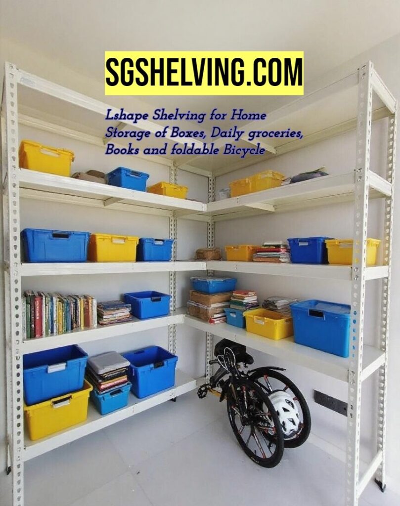 Boltless Rack SG, Storeroom Rack, Storage Rack, Shelving Bed Rack lshape-boltless-racks-for-home-storage-809x1024 Lshape /Ushape Shelving Gallery  