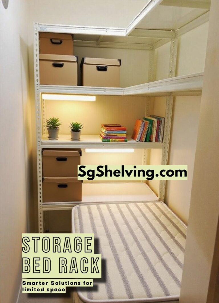 Boltless Rack SG, Storeroom Rack, Storage Rack, Shelving Bed Rack storage-bed-rack-with-bottom-bed-deck-768x1064 Boltless Rack Singapore, Storeroom Rack, Storage Rack, Shelving Bed Rack  